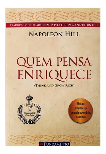 Capa do livro Quem Pensa Enriquece de Napoleon Hill