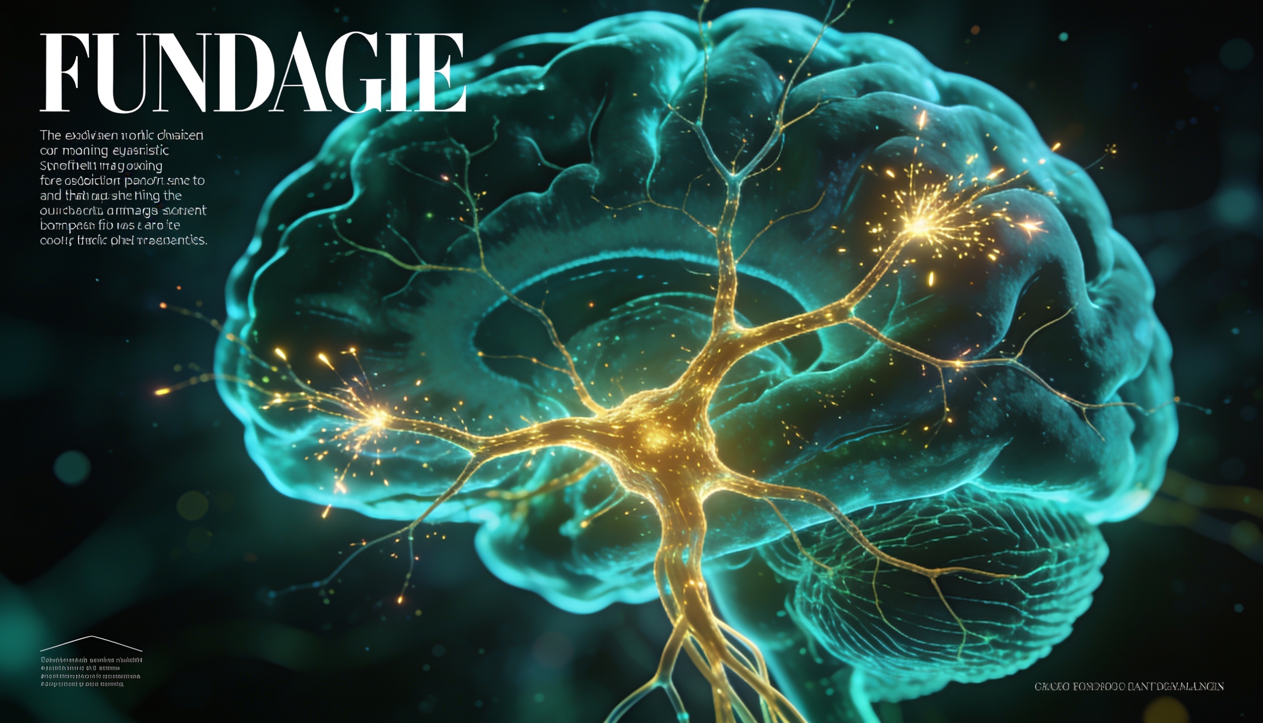 Rede neural 3D luminosa com nós brilhantes azuis e dourados se reconectando e formando novos caminhos — neuroplasticidade e formação de novas sinapses
