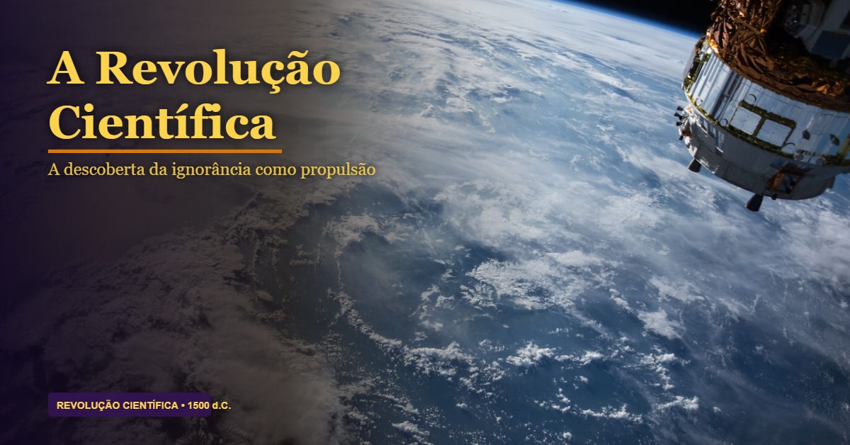 Laboratório científico moderno com equipamentos de alta tecnologia sob luz azulada, representando a Revolução Científica e a busca pelo conhecimento analisada por Harari em Sapiens