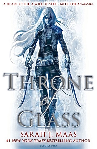 Capa do livro Trono de Vidro, de Sarah J. Maas